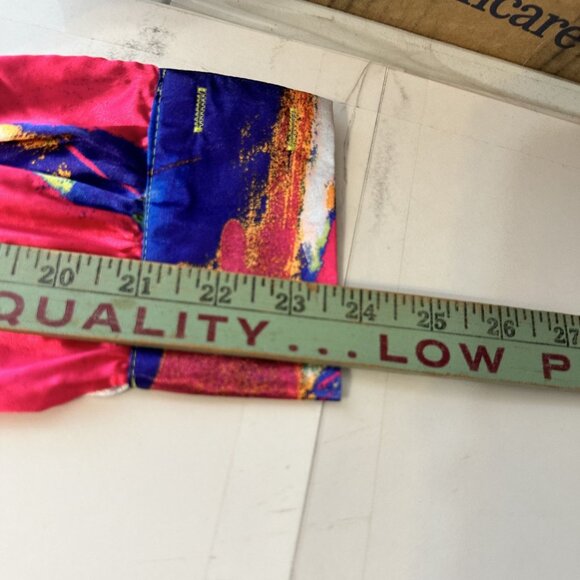 Womens Colorful Maxi Dress Vibrant Abstract Print Like The Moon Large Costume - Picture 6 of 8